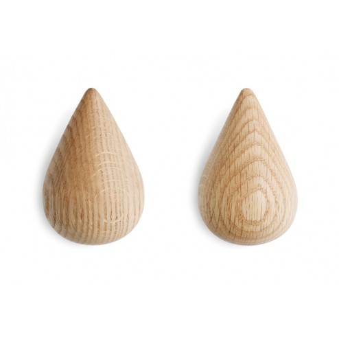 NORMANN COPENHAGEN DROPIT LARGE SET VAN 2 NATUUR mm 93 x 60 x 87