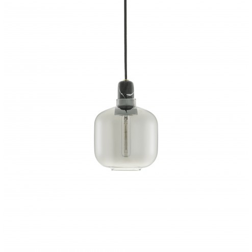 NORMANN COPENHAGEN AMP LAMP SMALL SMOKE/ZWART cm dia14 x h17