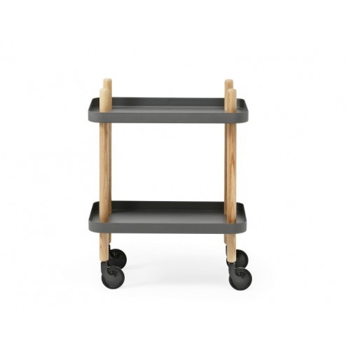 NORMANN COPENHAGEN BLOCK TABLE DONKER GRIJS
