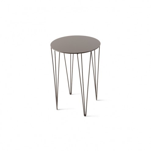 ATIPICO CHELE TAFEL TAUPE ROND