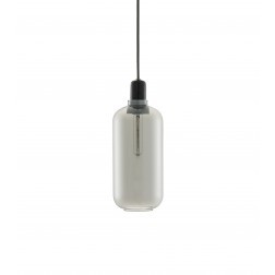 NORMANN COPENHAGEN AMP LAMP LARGE SMOKE/ZWART cm dia11,2 x h26