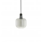 NORMANN COPENHAGEN AMP LAMP SMALL SMOKE/ZWART cm dia14 x h17