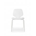 NORMANN COPENHAGEN MY CHAIR SET VAN 4 WIT/WIT cm 50 x 53 x h80
