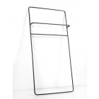 SERAX JUNO  HANDOEKREK ZWART cm 70 x 140