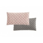 GAN SILAÏ KUSSEN ROZE/GRIJS cm 60 x 35