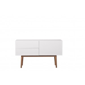 ZUIVER HIGH ON WOOD 2DR 1DO WIT cm 120 x 40 x h71,5
