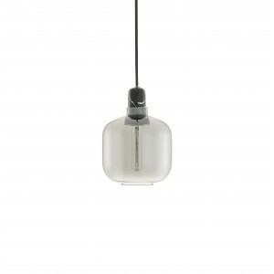NORMANN COPENHAGEN AMP LAMP SMALL SMOKE/ZWART cm dia14 x h17