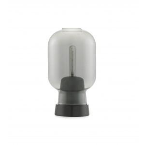 NORMANN COPENHAGEN AMP TAFELLAMP SMOKE/ZWART cm dia14 x h26,5