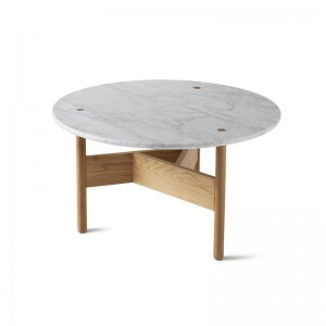 ATIPICO ORBITAL TAFEL EIK/CARRARA ROND LARGE