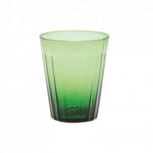 BITOSSI LUCCA WATERGLAS PER SET VAN 6 cm dia9,5 x h11,5 groen