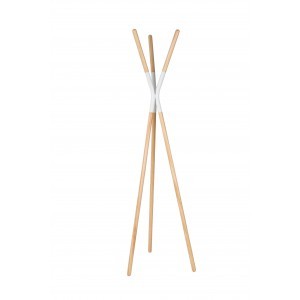 ZUIVER PINNACLE KAPSTOK WIT cm 56 x 59 x h176