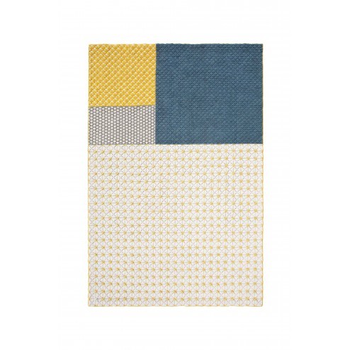 GAN SILAÏ TAPIJT BLAUW cm 200 x 300