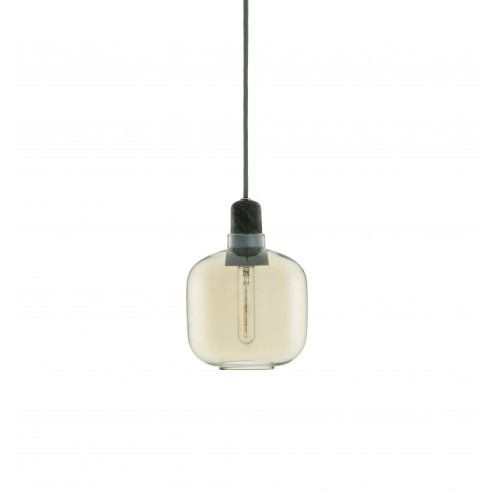 NORMANN COPENHAGEN AMP LAMP SMALL GOUD/GROEN cm dia14 x h17