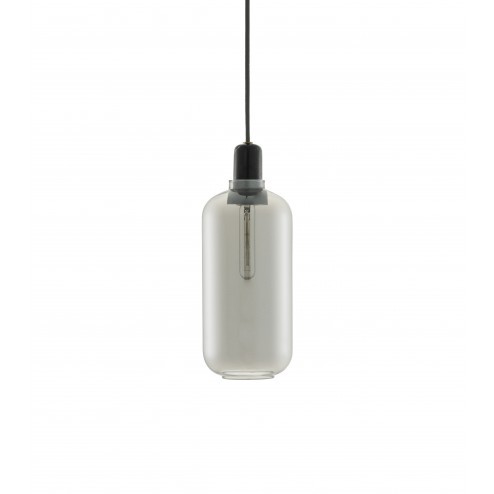 NORMANN COPENHAGEN AMP LAMP LARGE SMOKE/ZWART cm dia11,2 x h26