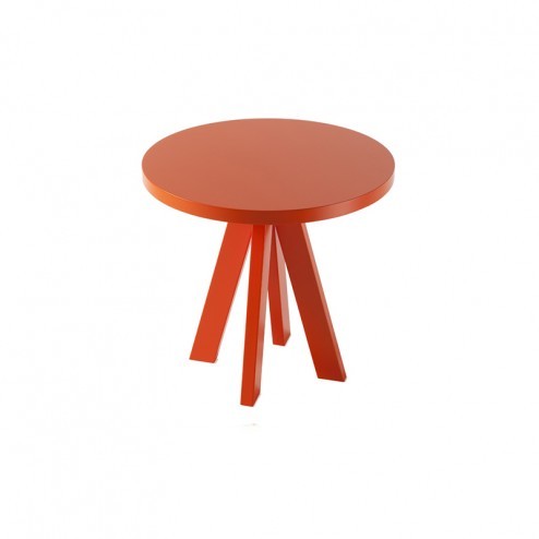 ATIPICO A.NGELO TAFEL ORANJE ROND