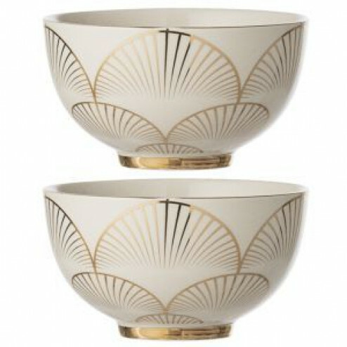 Kom Bloomingville aruba goud dia11,5x6,5h