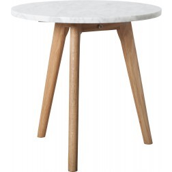 ZUIVER WHITE STONE TAFEL MEDIUM MARMER cm dia40 x h40