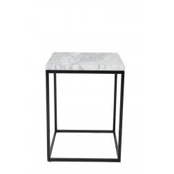 ZUIVER MARBLE POWER TAFEL MARMER cm 32 x 32 x h43