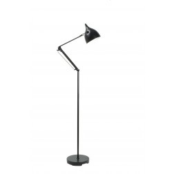 ZUIVER READER STAANDE LAMP ZWART cm dia25 x h137-167