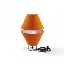ATIPICO BALLOON LAMP GRIJS/ORANJE mm dia230 x h360