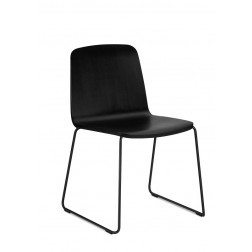 NORMANN COPENHAGEN JUST STOEL PER SET VAN 4 ZWART/ZWART cm 53 x 53 x h79