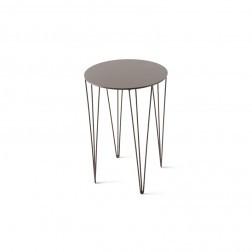 ATIPICO CHELE TAFEL TAUPE ROND cm dia35 x h50