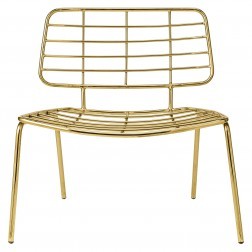 BLOOMINGVILLE MESH LOUNGE CHAIR MESSING cm 70 x 77 cm