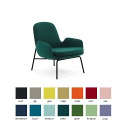 NORMANN COPENHAGEN ERA LOUNGE LOW met zwart onderstel cm 75 x 72 x h77