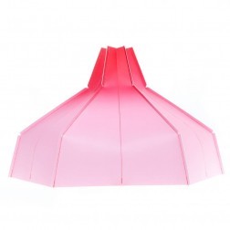 TINY MIRACLES PAPIEREN LAMP VOOR TE VOUWEN WIT ROZE TINTEN