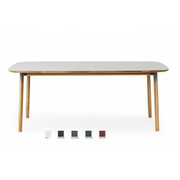 NORMANN COPENHAGEN FORM TAFEL EIKEN POTEN cm 200 x 95 x h74,4