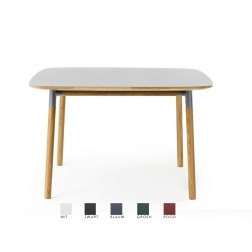 NORMANN COPENHAGEN FORM TAFEL EIKEN POTEN cm 120 x 120 x h74,4