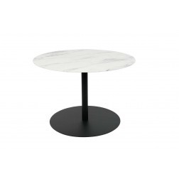 ZUIVER BV SIDE TABLE SNOW MARBLE ROUND M