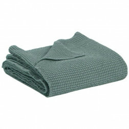 VIVARAISE plaid Maia stonewashed vert de gris