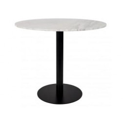 ZUIVER BV SIDE TABLE SNOW MARBLE OVAL