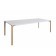 KRISTALIA BOIACCA TAFEL EIK/WIT cm 200 x 90