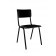 ZUIVER BACK TO SCHOOL STOEL SET VAN 4 ZWART cm47 x 43 x h83