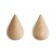 NORMANN COPENHAGEN DROPIT LARGE SET VAN 2 NATUUR mm 93 x 60 x 87