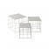 ATIPICO RETON TAFELS WIT VIERKANT SET VAN 3