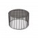 ATIPICO TAMBURO TAFEL ZWART ROND MEDIUM cm dia50 x h30