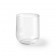 ATIPICO CRUDO GLAS PER SET VAN 4 WIT GROOT cm dia9/8 x h10 