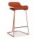 KRISTALIA BCN BARSTOEL ROOD cm 44 x 45 x h78