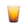 BITOSSI LUCCA WATERGLAS PER SET VAN 6 cm dia9,5 x h11,5 amber