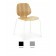 NORMANN COPENHAGEN MY CHAIR PER SET VAN 4 EIK cm 50 x 53 x h80
