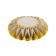 GAN RUFF LOW POEF GEEL cm dia100 x h30