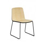 NORMANN COPENHAGEN JUST STOEL HOUT/ZWART