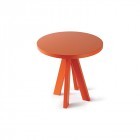 ATIPICO A.NGELO TAFEL ORANJE ROOD ROND