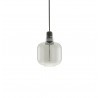 NORMANN COPENHAGEN AMP LAMP SMALL SMOKE/ZWART cm dia14 x h17